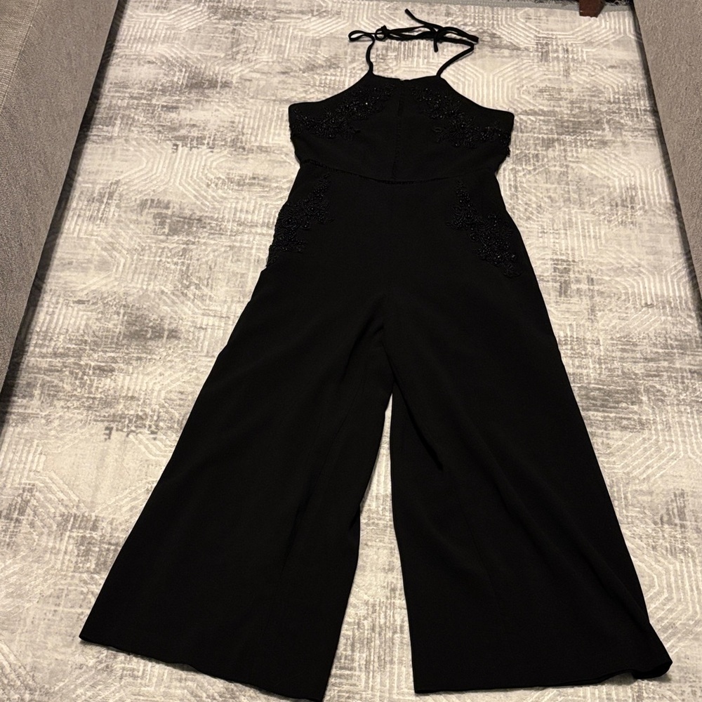 Gianni Bini Black Halter Jumpsuit - Picture 2 of 9